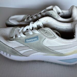 Reebok White and Light Gray Athletic Shoes